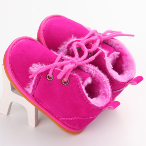 Infant Booties Black/ White /Pink