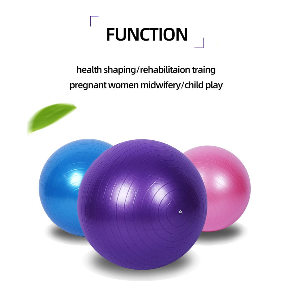 PVC Glossy Fitness Balls Yoga Ball - Baby Posture Training