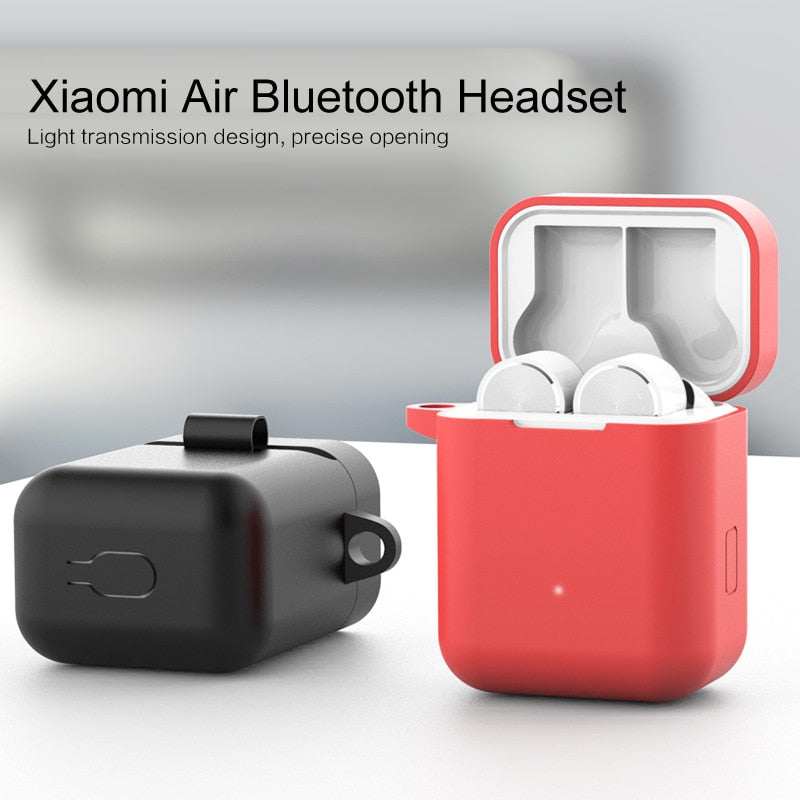 New Hot Sell Silicone Protective Cover Earphone Case For Xiaomi Air TWS Bluetooth Earphone Fashion Version Wireless Carabine