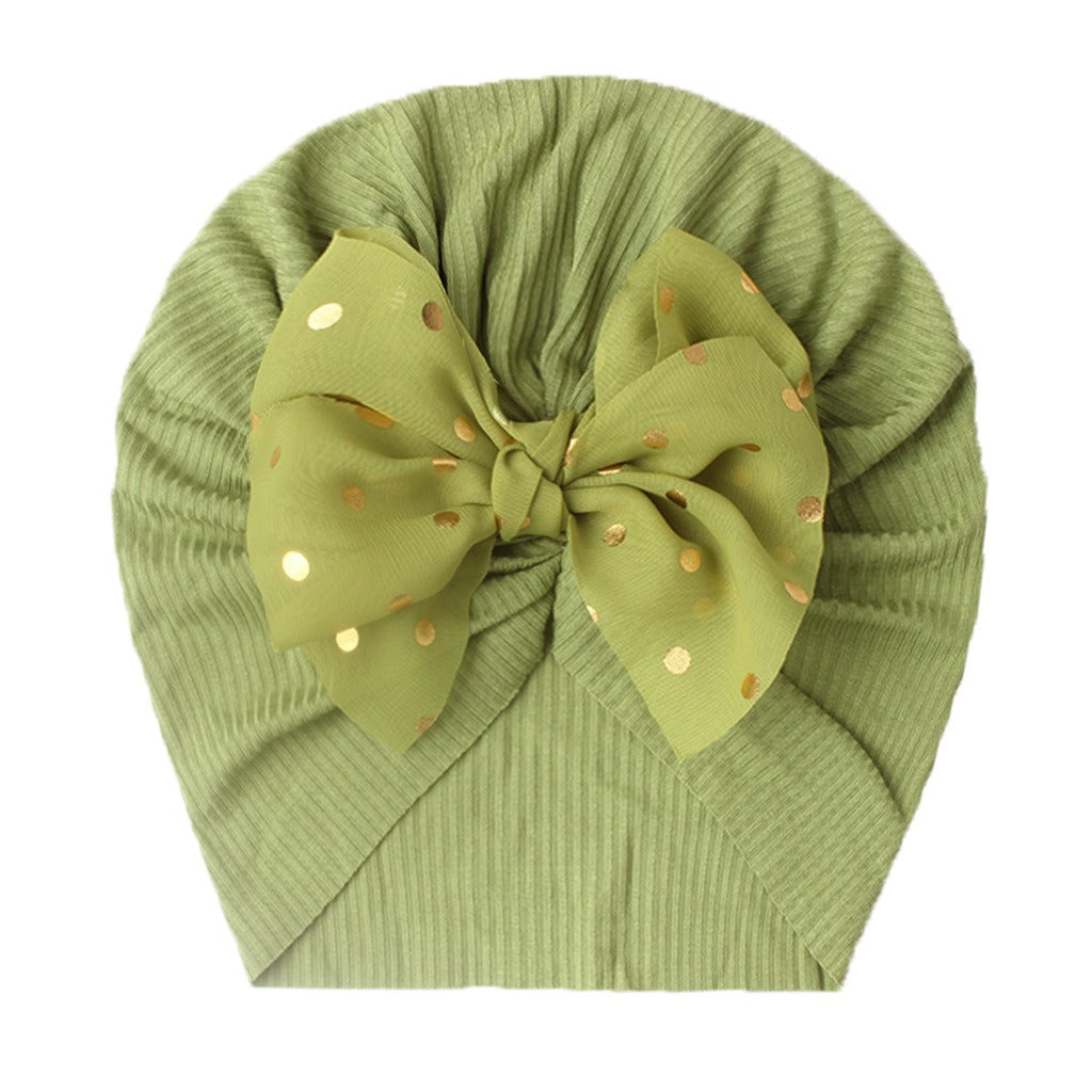 Baby Headwear Children's Bow Tie Pullover Cap