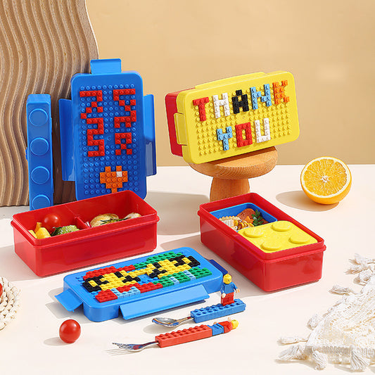 Creative DIY Building Blocks Lunch Box