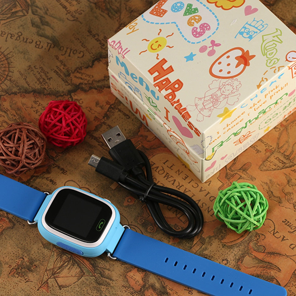 Q90 Smart Watch Kids SOS Alarm Clock GPS WIFI Bluetooth Anti-lost SIM Card For Children's Smart Watches Phone Gift