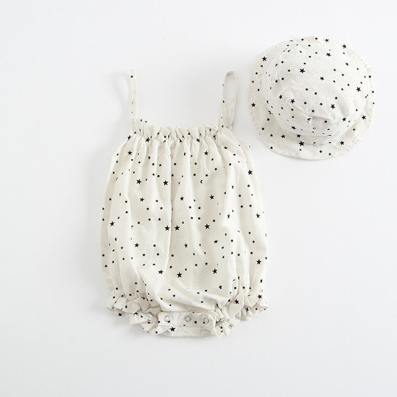 Baby Outfit with Matched Cap Set