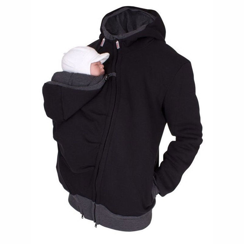 Winter Dad&Mom Baby Carrier Hoodies O-Neck