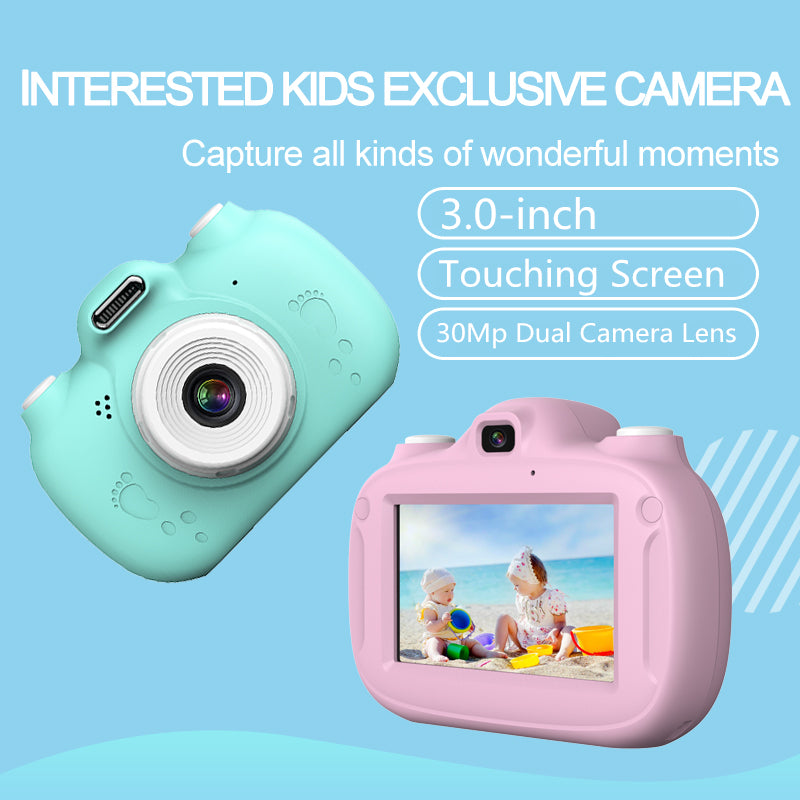 New Touch Screen WIFI Kids Camera 2800W Small SLR Dual Lens Kids Digital Camera Gift For Children