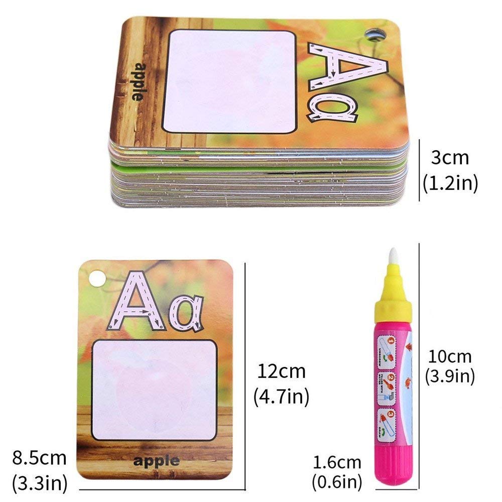 26 English Learning Card Magic With 2 Pen