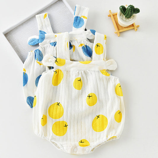 Female Baby Suspender One-Piece Triangle Rompers