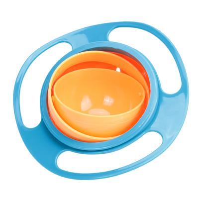 Baby Feeding Dish Cute Baby Gyro Bowl Universal 360 Rotate Spill-Proof Bowl Baby Food Feeding Boxes