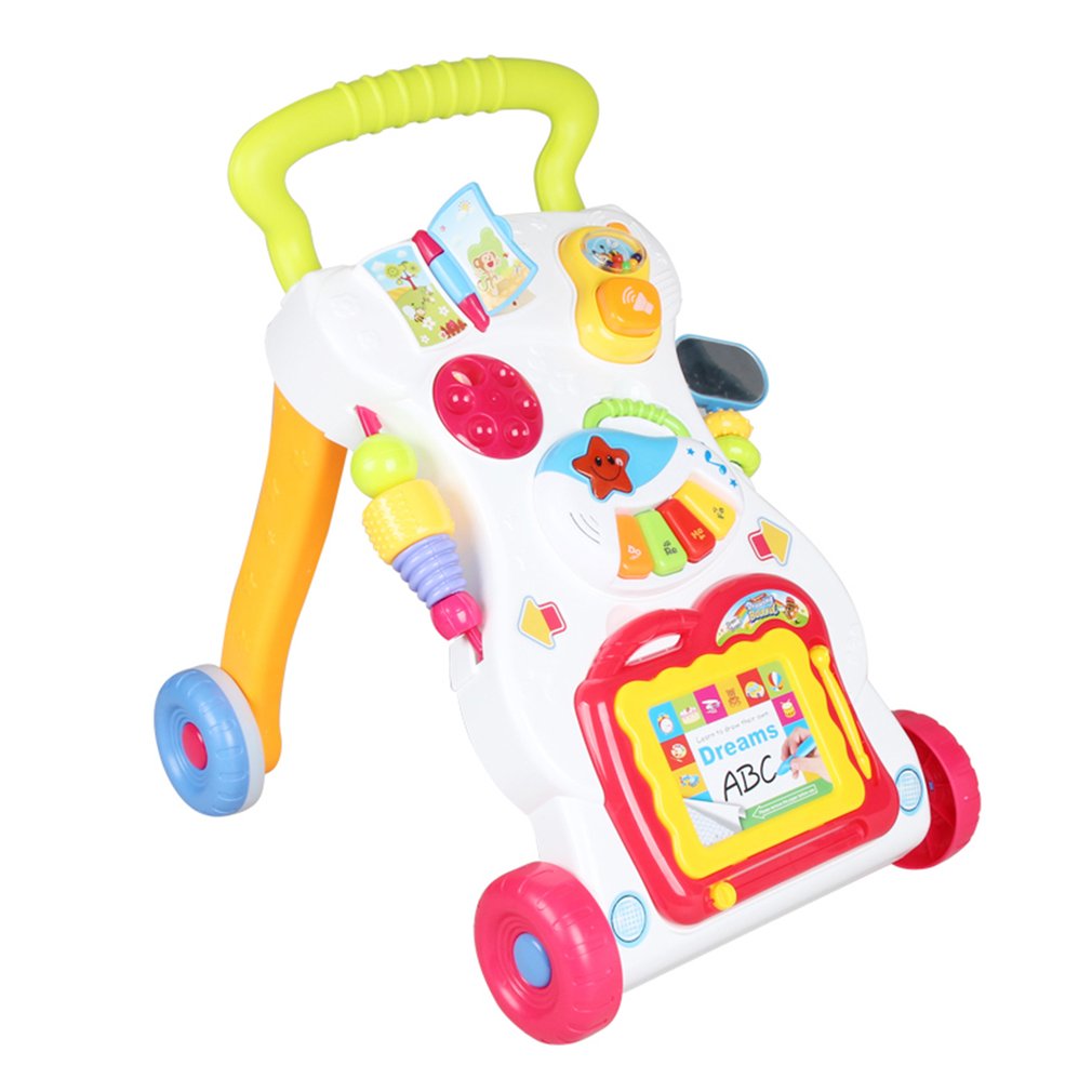 Early Learning Educational Baby First Steps Car/Walker Adjustable