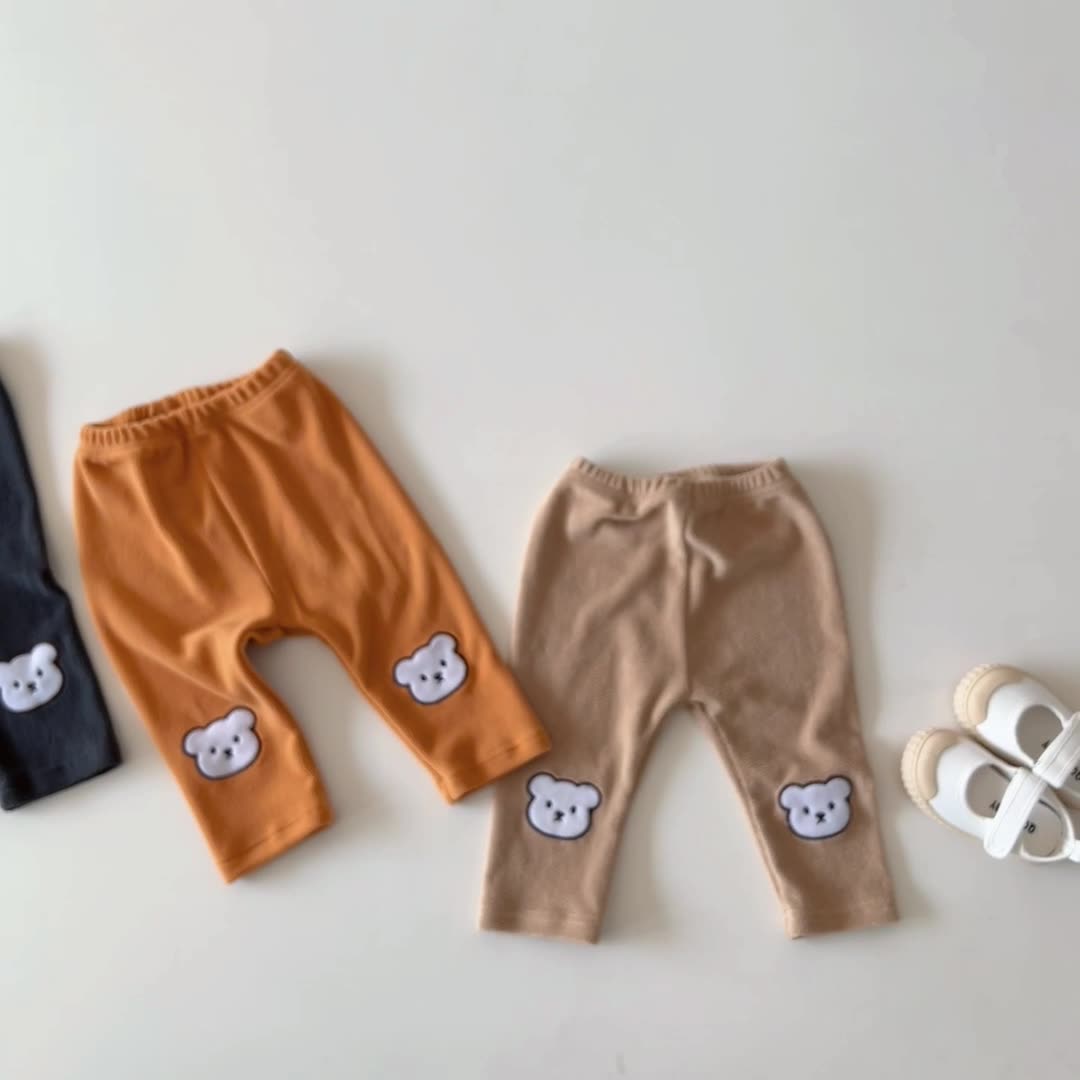 ins Children's spring leggings baby spring velvet thin leggings baby trousers baby big PP pants