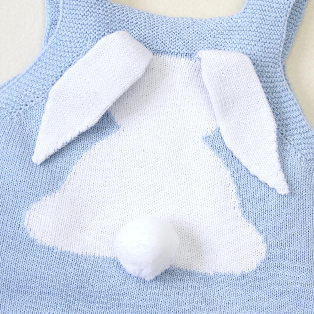 Bunny Rabbit Knitted Jumpsuit