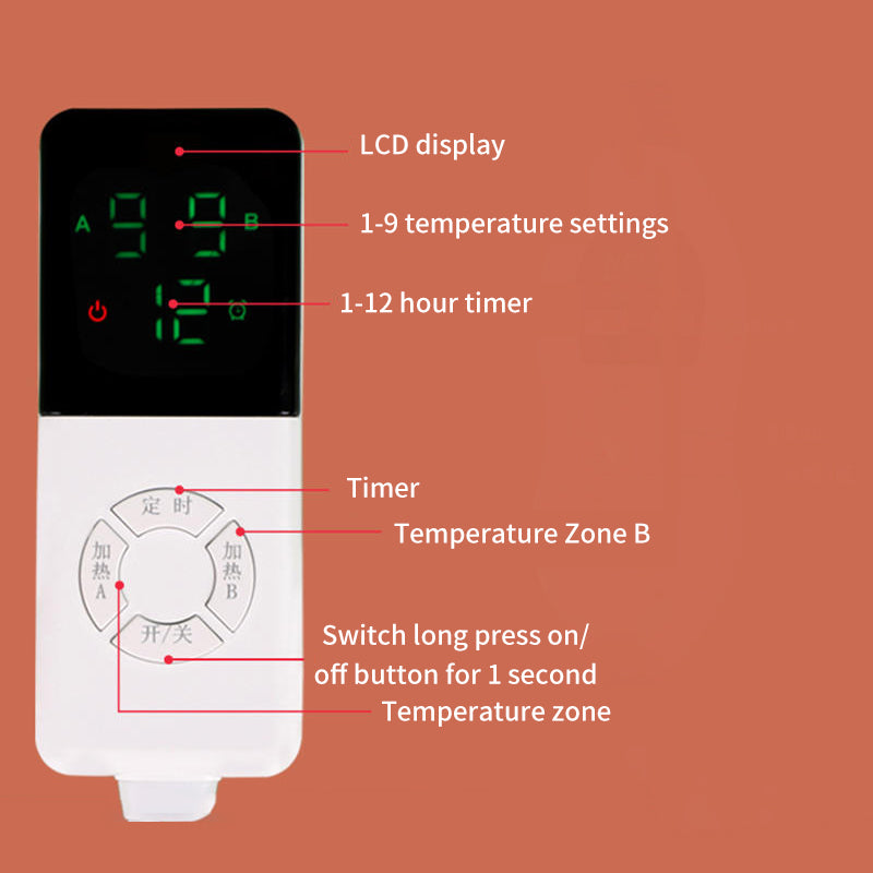 Intelligent Temperature-Controlled Facecloth Electric Heating Blanket