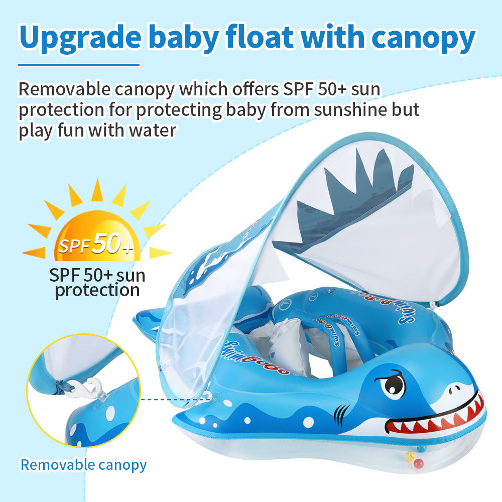 Sunscreen Baby Swimming Ring