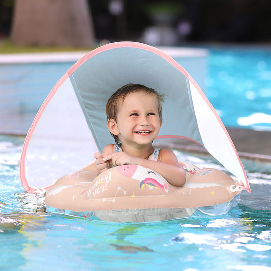 Sunscreen Pink Pony Baby Swimming Ring