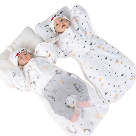 Baby Cotton Anti Kick Printed Sleeping Bag Baby