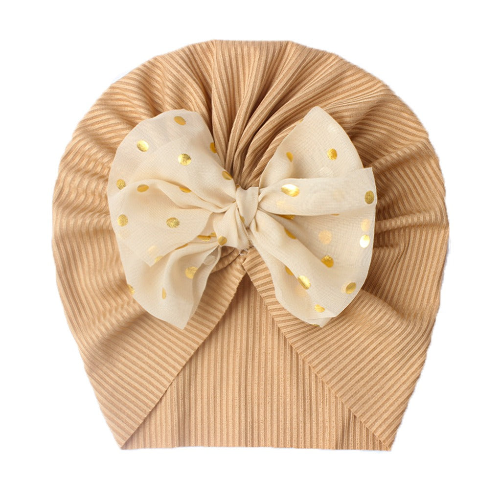 Baby Headwear Children's Bow Tie Pullover Cap