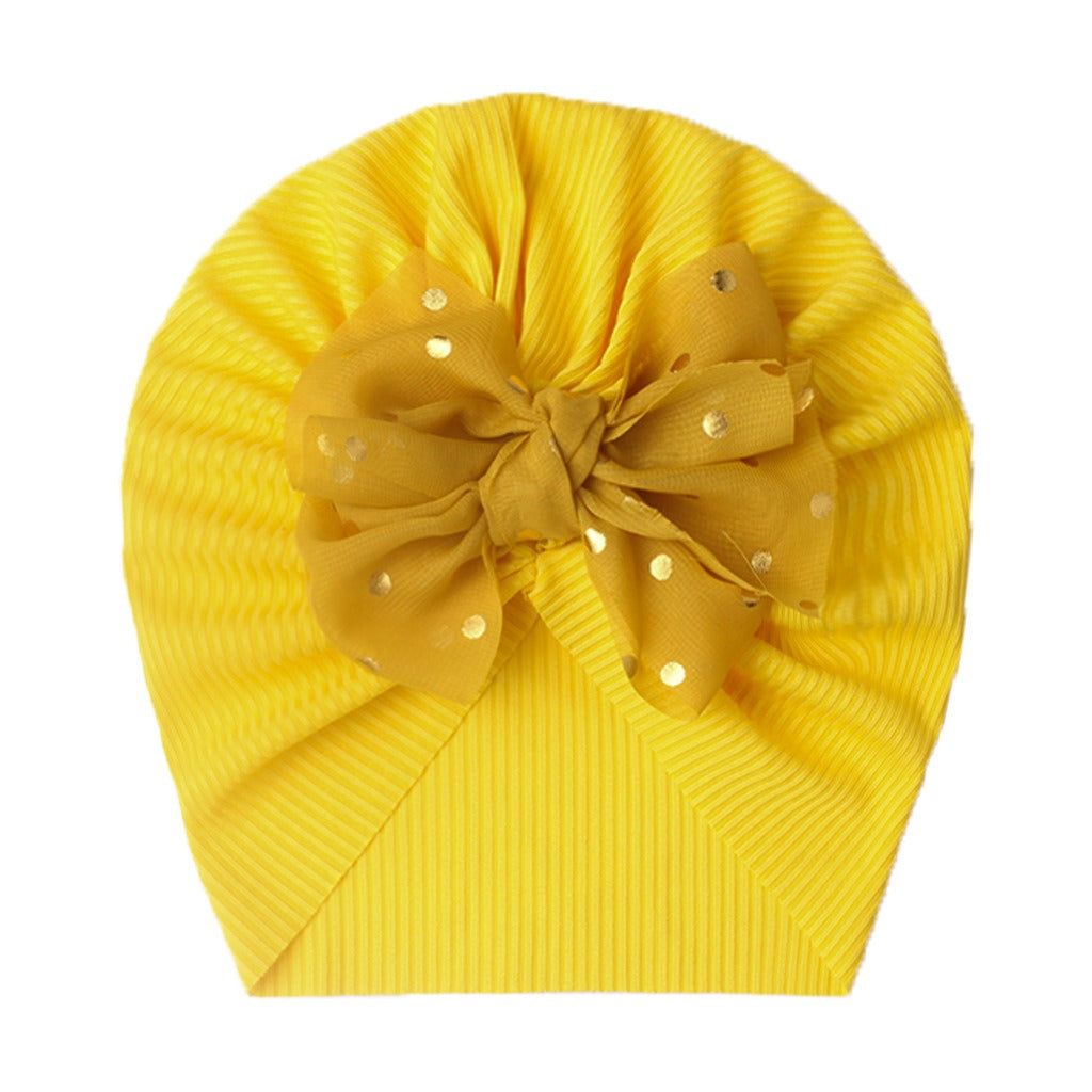 Baby Headwear Children's Bow Tie Pullover Cap