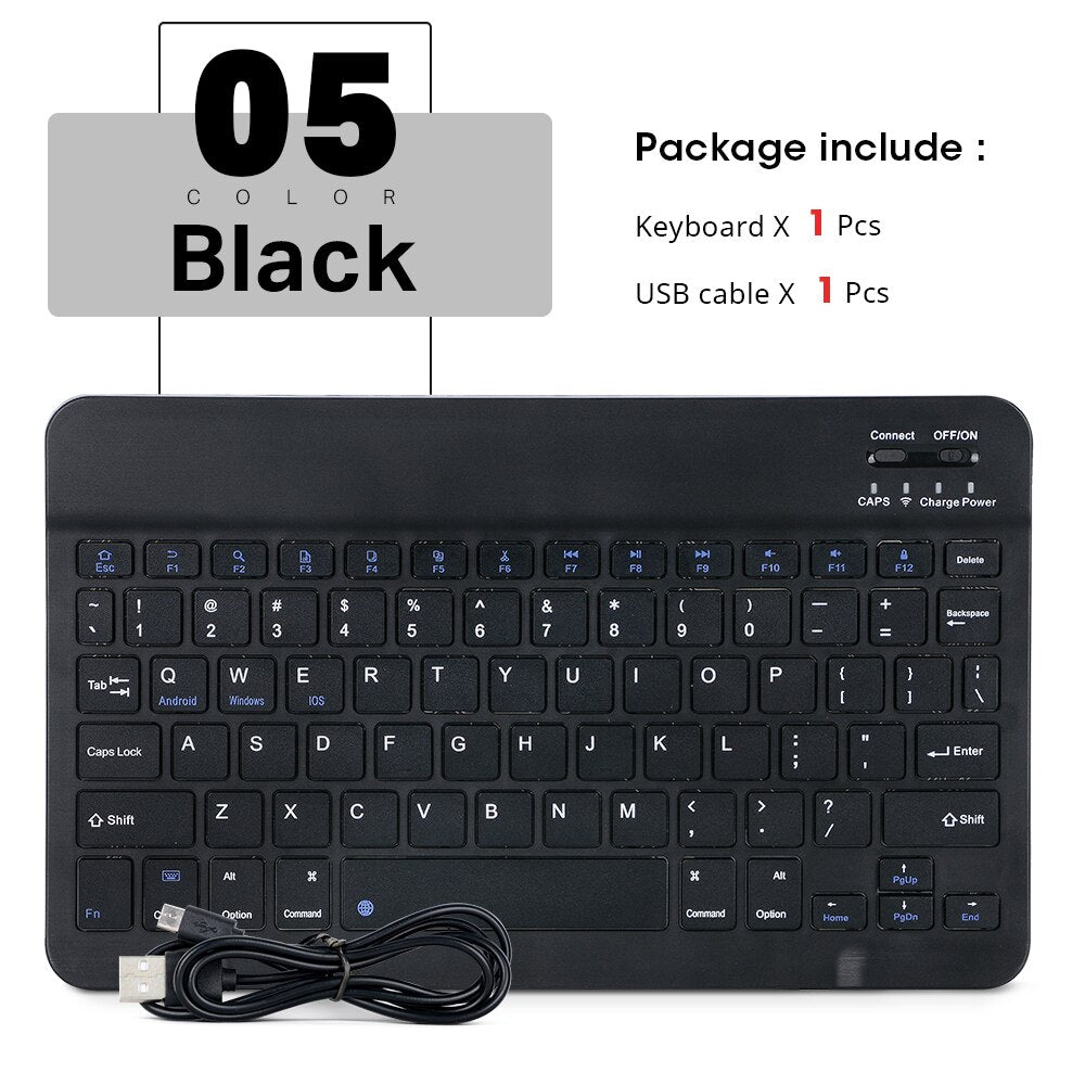 Mini Wireless Keyboard Bluetooth Keyboard For ipad Phone Tablet For iPad Bluetooth Keyboard and Mouse For Samsung Xiaomi Android