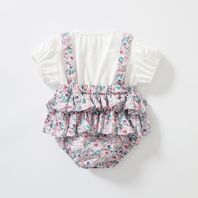 Floral Female Baby Rompers