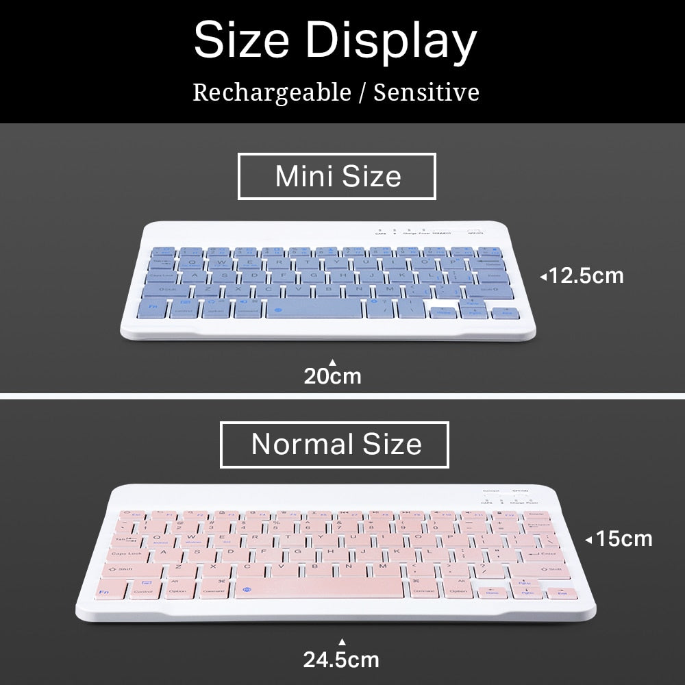 Mini Wireless Keyboard Bluetooth Keyboard For ipad Phone Tablet For iPad Bluetooth Keyboard and Mouse For Samsung Xiaomi Android