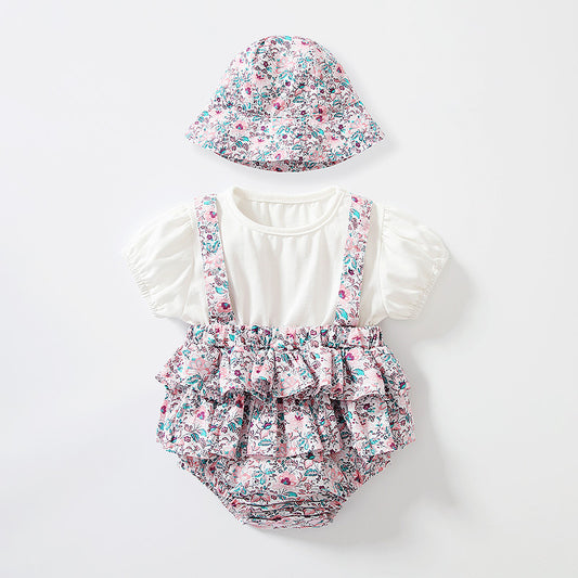 Floral Female Baby Rompers