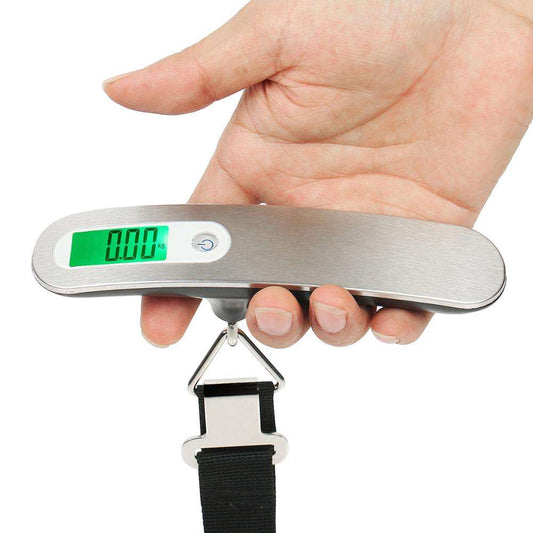 Stainless Steel Electronic Hand Luggage Scale Portable Digital Luggage Scale 50kg