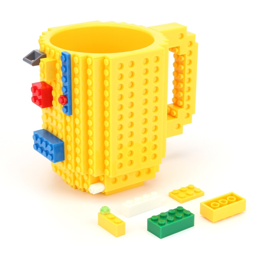350ml Silicone & Stainless-steel Creative Lego Coffee Mugs