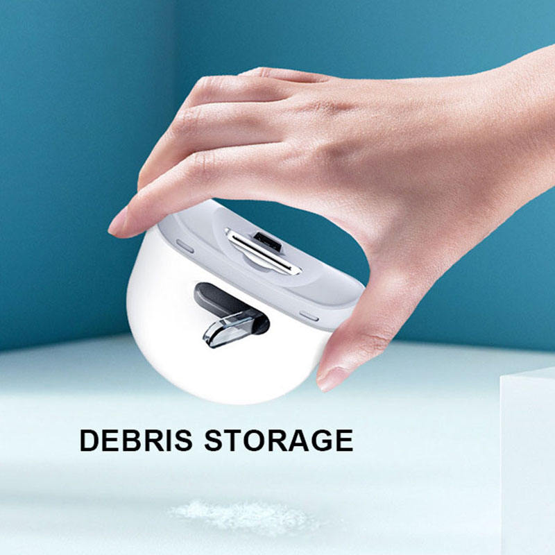 New portable safe nail toe polishing trimmer easy rechargeable recycl use automatic scissors usb electric nail clippers