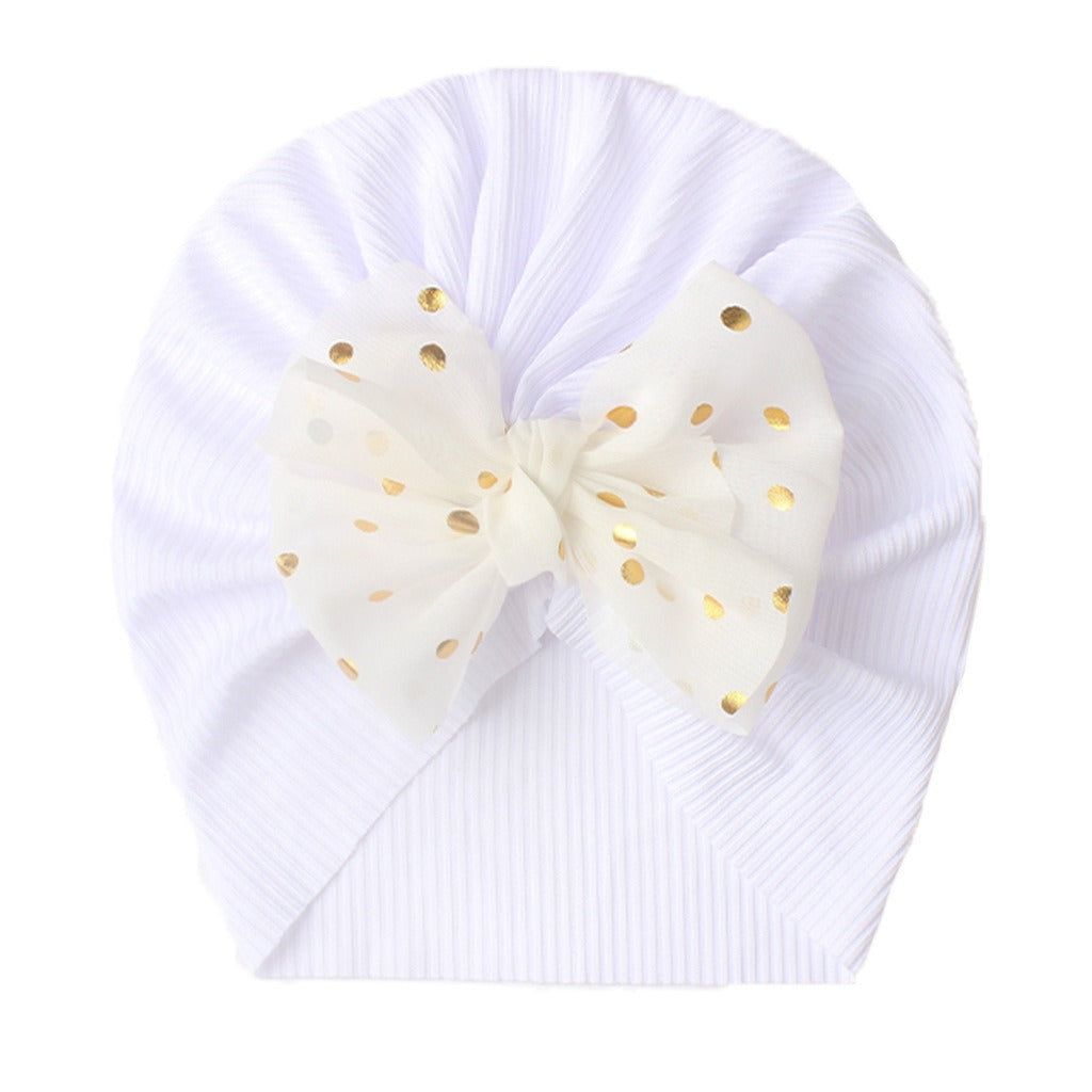 Baby Headwear Children's Bow Tie Pullover Cap