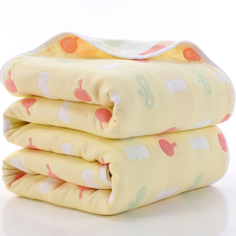 110*110cm Parent-child Baby Summer Bedding Sofa Quilt 100% Cotton