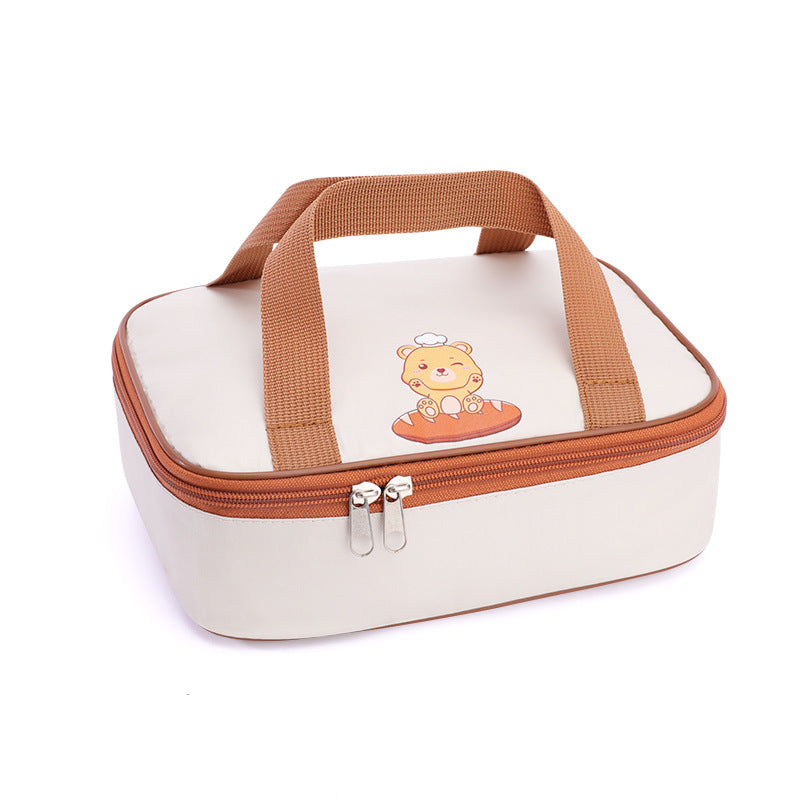 Cartoon Portable Cold Insulation Aluminum Foil Thickened Lunch Bag