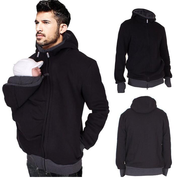 Winter Dad&Mom Baby Carrier Hoodies O-Neck