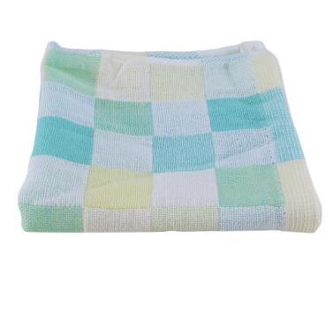 28*28cm Square Towels Cotton gauze Plaid Towel Kids Bibs Daily Use Hand Face Towels for Kids