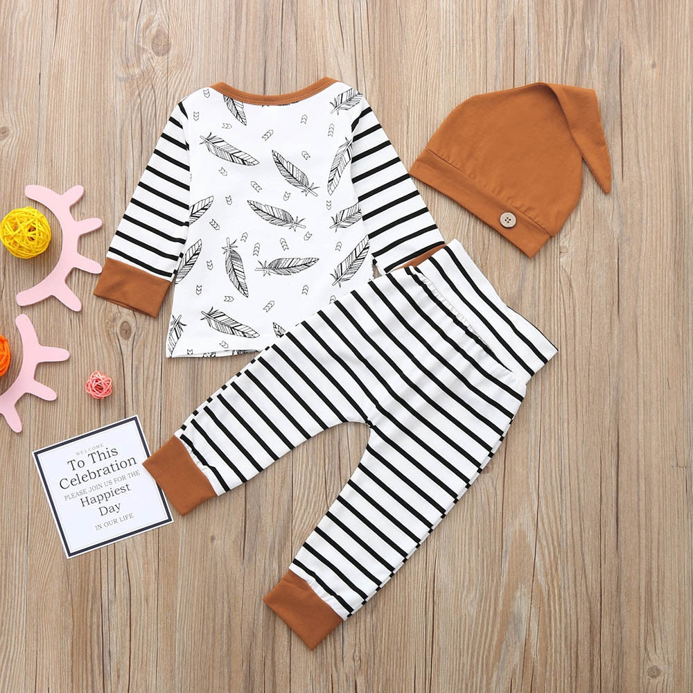 Striped Pants Clothes Outfits Set