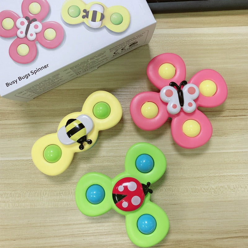 Hot Selling Suction Cup Spinner Toys Baby Fidget Spinner Toy Spinning Toys for Toddlers