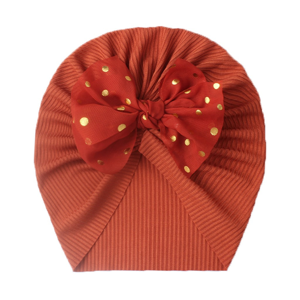 Baby Headwear Children's Bow Tie Pullover Cap