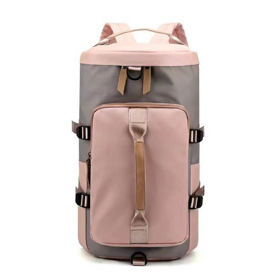 New High Capacity Travel Bag Independent Shoe Warehouse Dry Wet Separation Waterproof Sports Fitness Bag Backpack