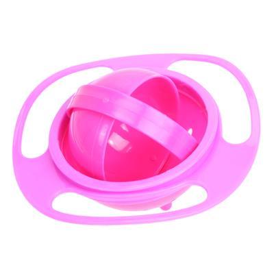 Baby Feeding Dish Cute Baby Gyro Bowl Universal 360 Rotate Spill-Proof Bowl Baby Food Feeding Boxes