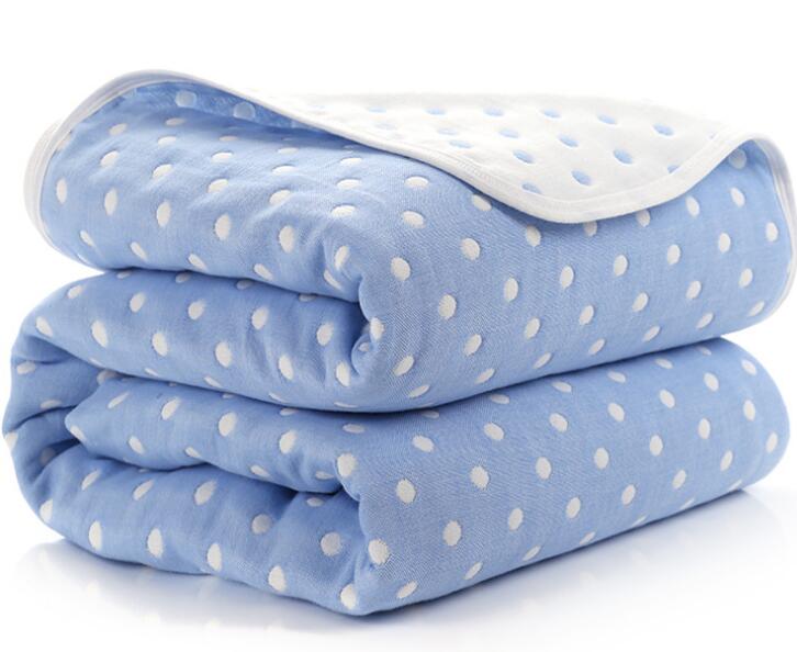 Baby Blankets Newborn Muslin Cotton 6 Layers Thick Swaddle Kids Receiving Blankets Children Cover Bedding