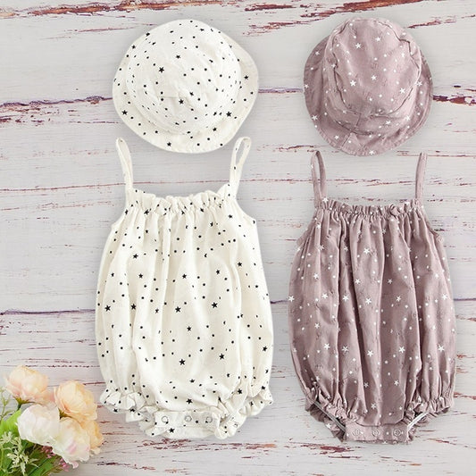 Baby Outfit with Matched Cap Set