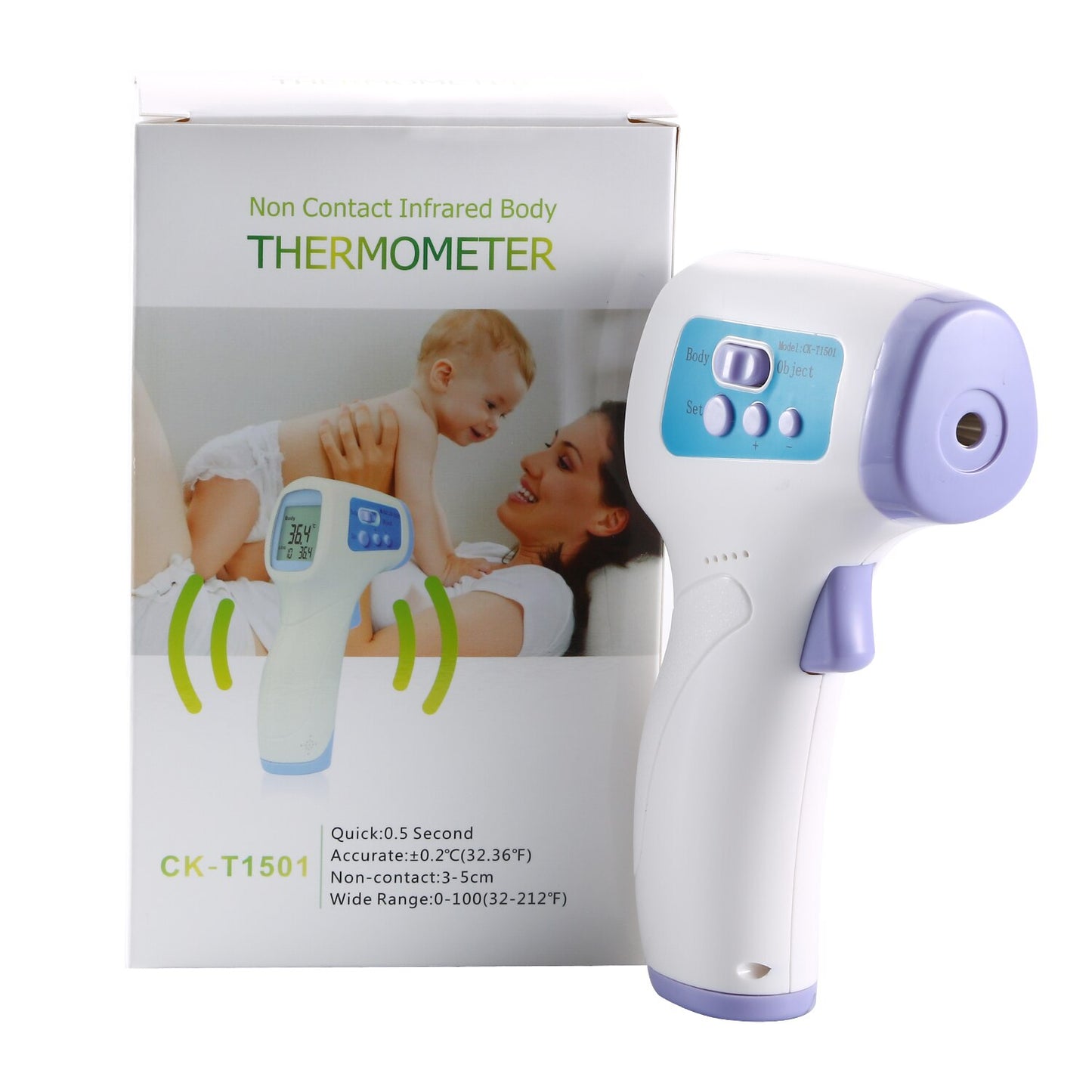 Infrared Forehead Body Thermometer Gun Non-contact LCD displayTemperature Measurement Device Standing Thermometer Adult Kids