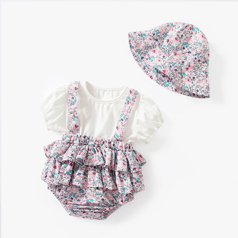 Floral Female Baby Rompers