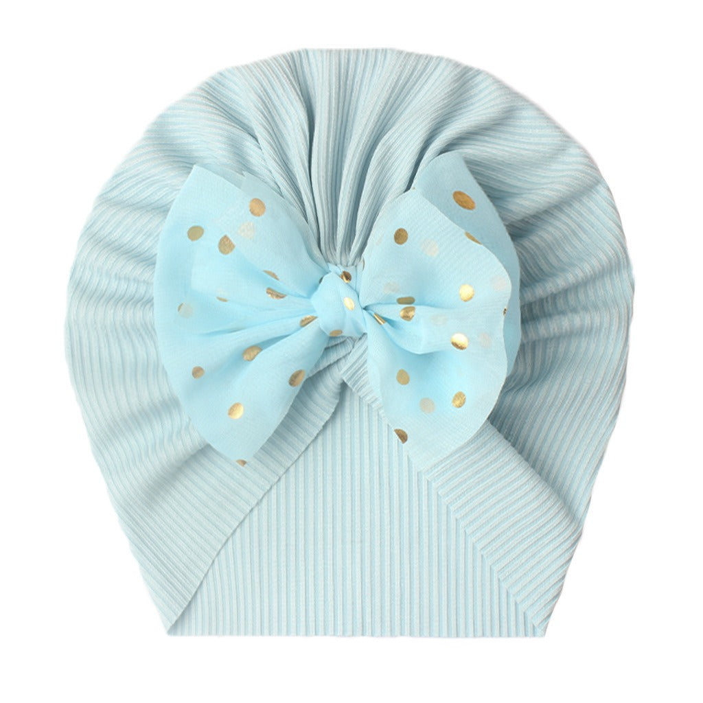 Baby Headwear Children's Bow Tie Pullover Cap