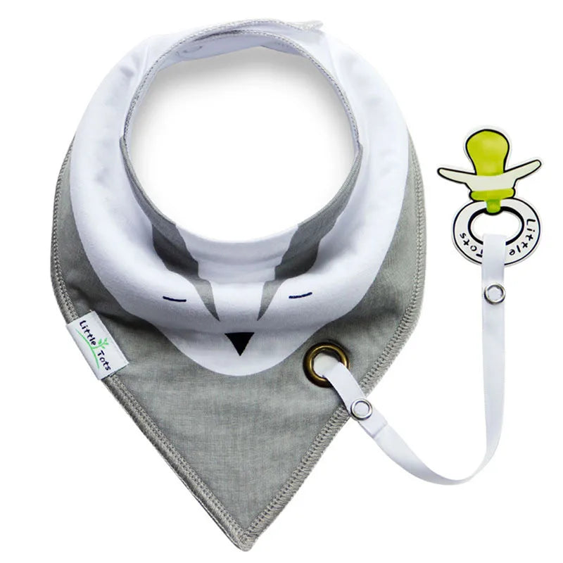 Saliva Towel/ Baby Bibs & Anti Pacifier-drop Rope