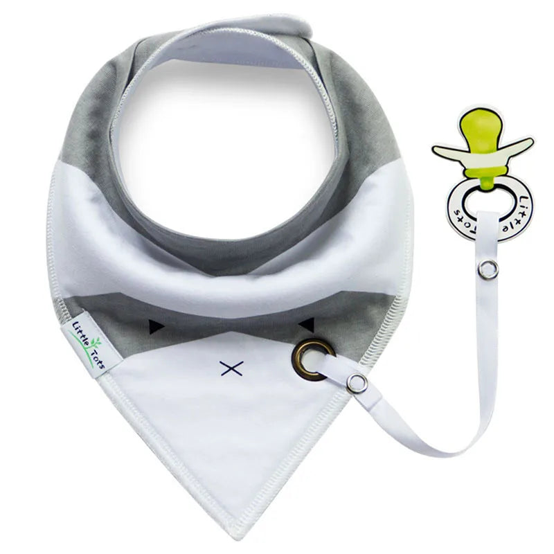 Saliva Towel/ Baby Bibs & Anti Pacifier-drop Rope