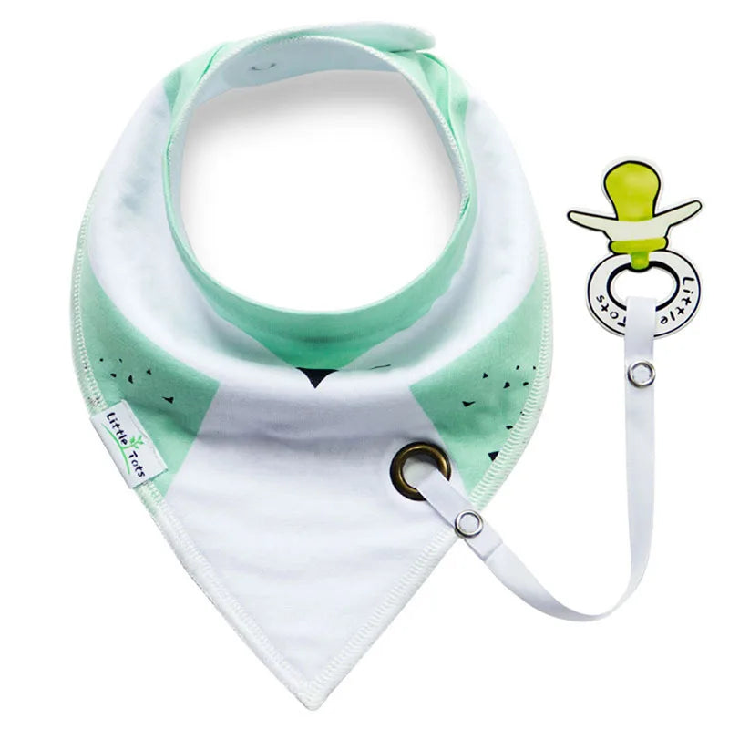 Saliva Towel/ Baby Bibs & Anti Pacifier-drop Rope